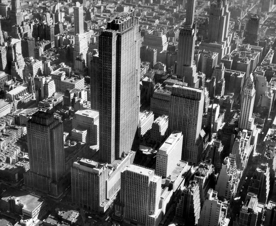 Rockefeller Ctr., 1937.