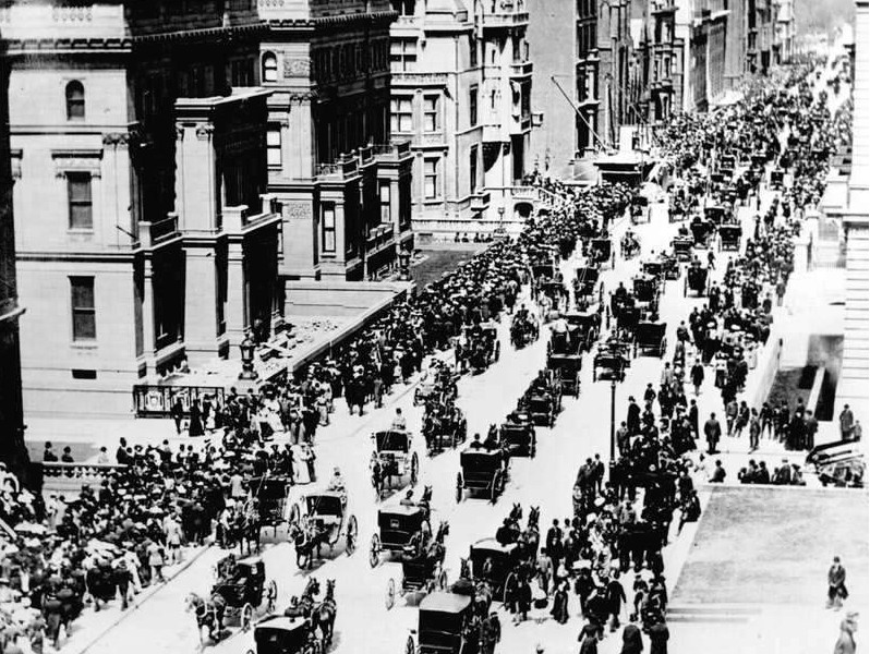 фото 5 авеню Нью-Йорк 1900 г.